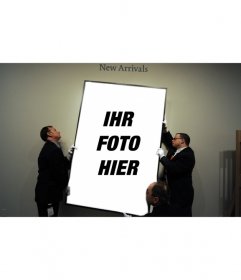 Ein neues Bild wurde dem Museum angekommen, wer ist der Protagonist? Fun-Effekt für