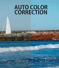 Automatische Korrektur von Farbe in Fotos online