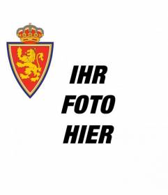 Zaragoza Fußballmannschaft Schild auf Ihrem Facebook-Profil Bild zu setzen