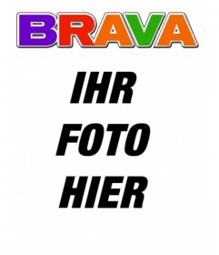 Ihr Foto auf dem Cover eines Magazins namens Brava. Mit der Option, einen Text und Überschrift, um die Zusammensetzung einer Witz hinzuzufügen. Erstellen und senden Sie die Montage an Ihre Freunde per E-Mail von dieser Seite