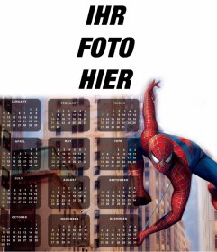 Spider-Man in Ihrem Kalender 2016 Englisch 