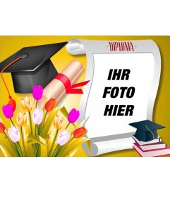 Diplom mit Ihrem Foto 