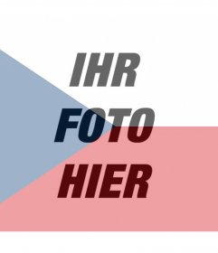 Filter der Flagge der Tschechischen Republik, um Ihre Fotos