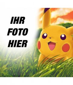 Foto Effekt zu Pikachu in Ihr Foto online hinzufügen