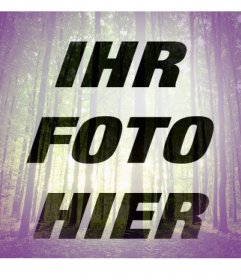 Trendy Hipster Filter Ihr Foto