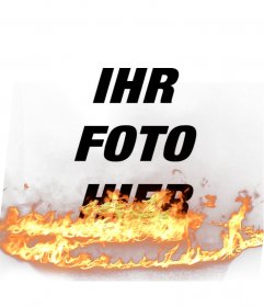 Setzen Sie auf Ihren Fotos eine Flamme Effekt, perfekt runter, um Ihre Profilbilder!