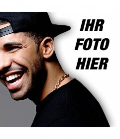Fotomontagen rund um Drake