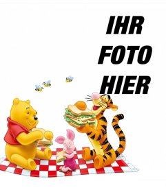 Foto-Effekt mit Winnie the Pooh, Tigger und Ferkel für Ihre Fotos