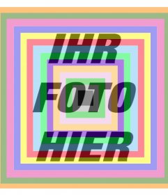 Fügen Sie farbige Quadrate über Ihren Fotos als ein Online-Filter