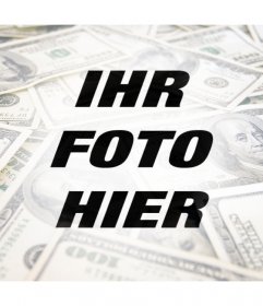Filter für Fotos mit Geld Ihr Profilbild zu dekorieren