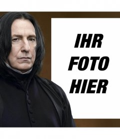 Photo-Effekt mit Snape von Harry Potter ein Bild hochladen