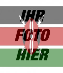 Filter von Kenia Flagge in Ihrem Profil Bild zu setzen