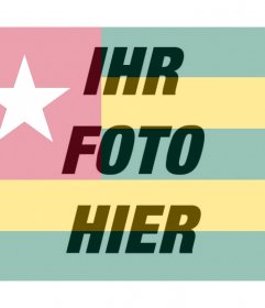 Bearbeiten Sie Ihr Profil-Foto mit dem Filter Flagge von Togo