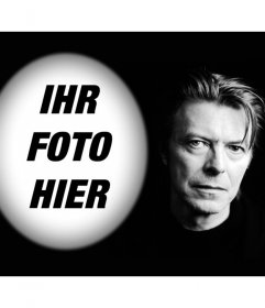 Photo-Effekt mit David Bowie bis lade ein Foto hoch