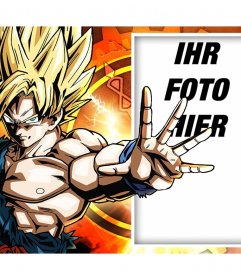 Foto-Effekt mit Goku als Super sayayin mit Ihrem Foto 