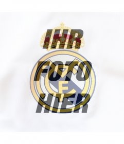 Foto-Effekt, um die Real Madrid Schild auf Ihr Foto gelegt 
