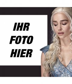 Photo-Effekt mit Daenerys Targaryen von Game of Thrones