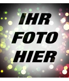 Filter von bunten Lichtern, um Ihre Fotos