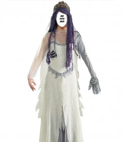 Fotomontage eines Kostüms von Corpse Bride Sie online bearbeiten können