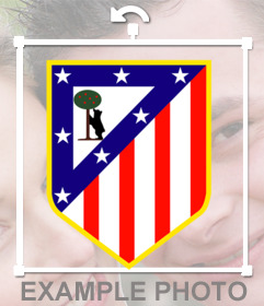 Atletico Madrid Logo auf Ihre Fotos kostenlos 