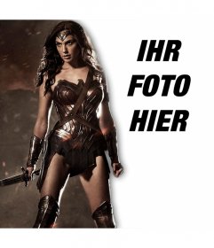 Fügen Sie Ihr Foto neben dem neuen Wonder Woman mit diesem Online-Effekt