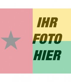 Gratis-Filter für Ihr Foto mit der Flagge von Guinea-Bissau