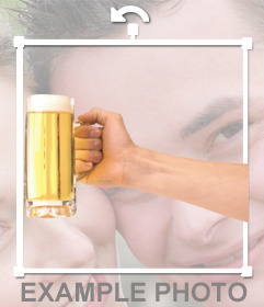 Setzen Sie einen Krug Bier in deinem Profilbild mit diesem Fotoeffekt Online 