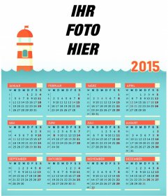 Jahreskalender 2015 für Deutschland