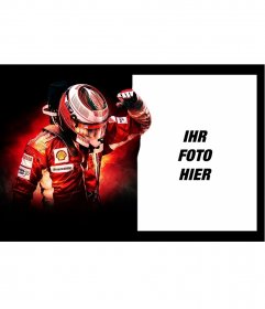 Fotomontage von Kimi Räikkönen