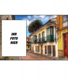 Postkarte mit einem Bild von Bogotá