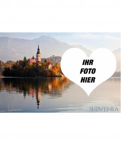 Postkarte von Slowenien zu dekorieren Ihr Foto
