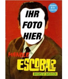 Erscheint als Manolo Escobar in dieser Fotomontage, ein Gesicht zu setzen