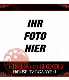 Game of Thrones thematische Rahmen zu deinem Profilbild zu bekommen