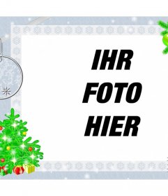 Fotorahmen mit Weihnachts-Design Online-