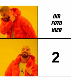 Fotomontage des Mems der Drake Hotline Bling mit zwei Fotos