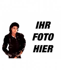 Fotomontage Ihr Bild neben Michael Jackson zu setzen