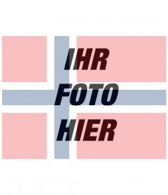 Filter von Norwegen Flagge für Ihre Bilder kostenlos