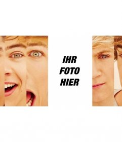 Foto Wirkung von One Direction, wo man ein Bild von sich selbst zwischen den