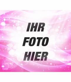 Shiny rosa mit funkelt Foto-Filter und rosa Farbverlauf, ein schickes Effekt auf Ihre Fotos geben