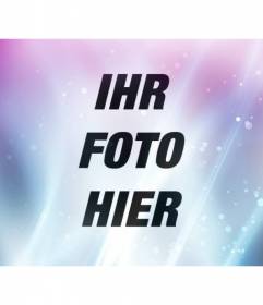 Filter fotografischen FICO strahlend blauen und lila mit Blitzen, um einen Effekt Märchen, Ihre Fotos zu geben