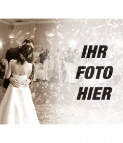 Filtern Um Bilder Mit Einer Hochzeit Im Brauttanz Bild In Sepia Um Ihr Photoeffekte