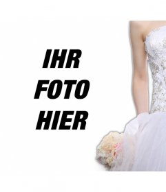 Dekorieren Sie Ihre romantische Bilder mit einer Silhouette der Braut