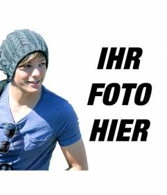 Fotomontage mit Louis Tomlinson von One Direction