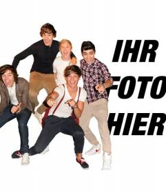 Fotomontage mit One Direction Komponenten