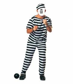 Kostüm eines Gefangenen mit Ketten Ihr Foto online bearbeiten