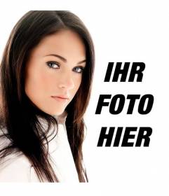 Fotomontage mit Megan Fox in einem Foto kostenlos und Online erscheinen