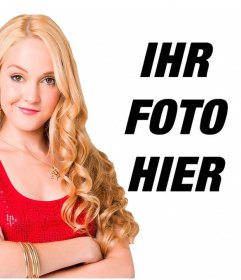 Fotomontage mit Ludmilla Reihe von Violetta