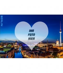 Postkarte mit einem Bild von Berlin
