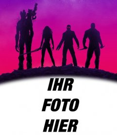 Poster of the Guardians of the Galaxy, mit Ihrem Foto personalisieren