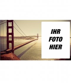 Postkarte mit der Golden Gate Bridge